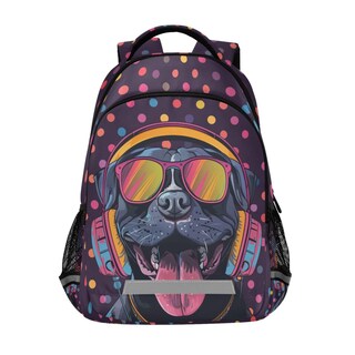 Foto 1 | Foto 1 | Mochila Wevibofu Pitbull Headphones Dog Para Niños De 6 A 12 Años - Venta Internacional.