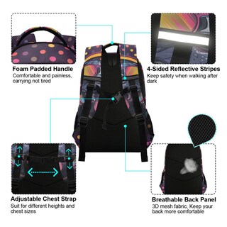 Foto 6 | Foto 6 | Mochila Wevibofu Pitbull Headphones Dog Para Niños De 6 A 12 Años - Venta Internacional.