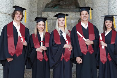 Foto 4 | Foto 4 | Estola De Graduación Mygradday Lisa Y Colorida Para Adultos 60 Cm - Venta Internacional.