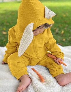 Foto 4 | Foto 4 | Disfraz Agqt Para Bebés Y Niños  Mameluco Con Orejas De Conejo  Amarillo  De 3 A 6 Meses - Venta Internacional.