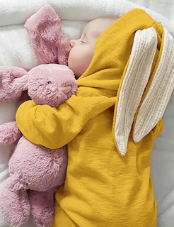 Foto 5 | Foto 5 | Disfraz Agqt Para Bebés Y Niños  Mameluco Con Orejas De Conejo  Amarillo  De 3 A 6 Meses - Venta Internacional.