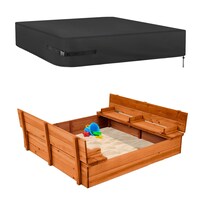 Funda De Caja De Arena Kasla Impermeable De 84 X 84 X 8 Cm Para Protección Contra La Arena - Venta Internacional.