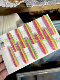 Foto 4 | Foto 4 | Set De Uñas Postizas Stareidolon Ataúd Blanco Pintado A Mano - Venta Internacional.