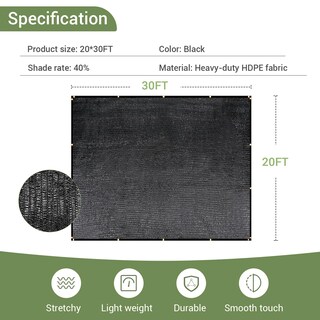 Foto 6 | Foto 6 | Lona De Malla De Polietileno De Alta Densidad Shade Cloth Keten 40% 6 X 9 M Resistente A Los Rayos Uv - Venta Internacional.