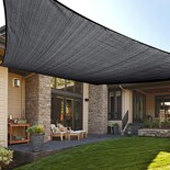 Sun Shade Sail Love Story Rectangular De 2 4 M X 3 7 M Color Gris Grafito - Venta Internacional.