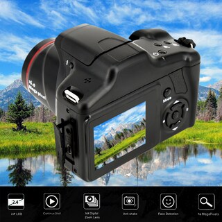 Foto 1 | Foto 1 | Cámara Digital 16mp 1080p 16x Zoom Pantalla Tft De 2.4 Pulgadas Anti-sha - Venta Internacional.