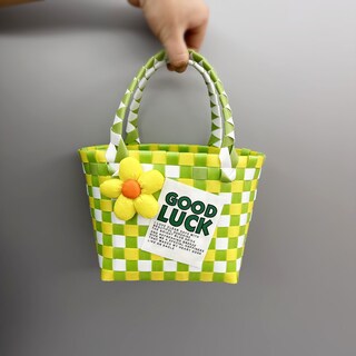 Foto 3 | Foto 3 | Bolso De Mano Dada Summer Fresh Color Bloques De Plástico Tejido - Venta Internacional.