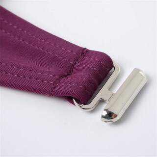 Foto 6 | Foto 6 | Conjunto De Bikini Moshengqi Para Mujer Con Tirantes Finos Corte Alto Rojo Vino - Venta Internacional.