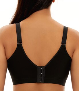 Foto 4 | Foto 4 | Sujetador Push Up Oyxjjp Sin Costuras Con Aros En La Espalda En U Negro Suave 36c - Venta Internacional.