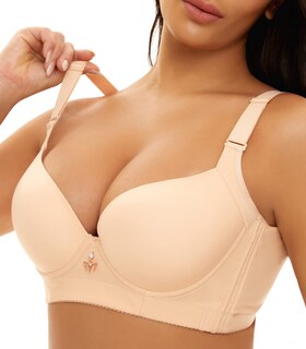 Foto 3 | Foto 3 | Sujetador Push Up Oyxjjp Añadir Dos Tallas De Copa Acolchado Con Aros Nude - Venta Internacional.