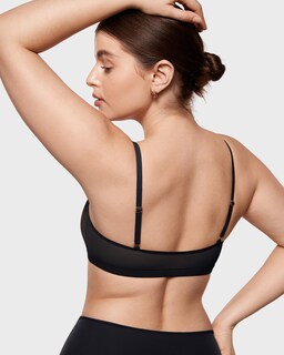 Foto 6 | Foto 6 | Bralette Inlyric Cosnufy Sheer Mesh Sin Forro Para Mujer Negra - Venta Internacional.