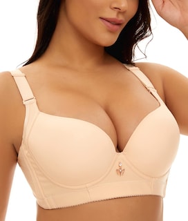 Foto 2 | Foto 2 | Sujetador Oyxjjp Talla Grande Push Up Sin Costuras Con Aros 38dd Nude - Venta Internacional.