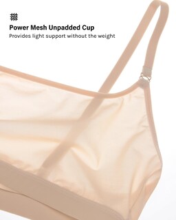 Foto 4 | Foto 4 | Bralette Inlyric Cosnufy Sheer Cami Mesh Sin Forro Beige - Venta Internacional.