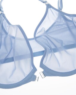 Foto 3 | Foto 3 | Sujetador Inlyric Consufy Con Cierre Frontal Transparente Demi Moonlight Blue - Venta Internacional.