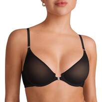Sujetador Inlyric Cosnufy Con Cierre Frontal Transparente Demi Black 38b Para Mujer - Venta Internacional.