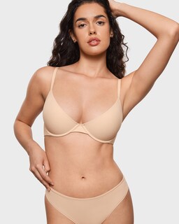 Foto 6 | Foto 6 | Sujetador Inlyric Inbarely Plus Balconette Ligeramente Acolchado 36d Beige - Venta Internacional.