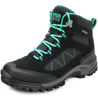 Foto 1 | Foto 1 | Botas De Senderismo R Cord Impermeables Para Mujer Totalmente Negras Talla 7.5 - Venta Internacional.