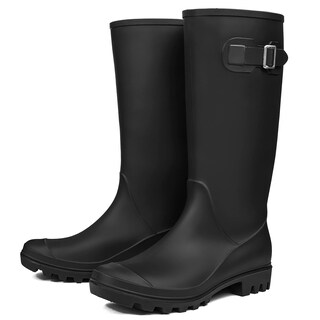 Foto 4 | Foto 4 | Botas Impermeables Para Mujer Dksuko Wellington Color Negro Talla 9 - Venta Internacional.