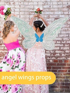 Foto 4 | Foto 4 | Princess Fairy Wings De Organza Transparente 48 X 60 Cm Para Niños - Venta Internacional.