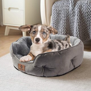 Foto 2 | Foto 2 | Cama Para Mascotas Asvin Small Para Perros Pequeños Y Gatos De Interior  Color Gris - Venta Internacional.