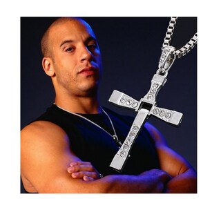 Foto 3 | Foto 3 | Collar Con Colgante De La Cruz Toreto De Rápido Y Furioso Para Hombre - Venta Internacional.