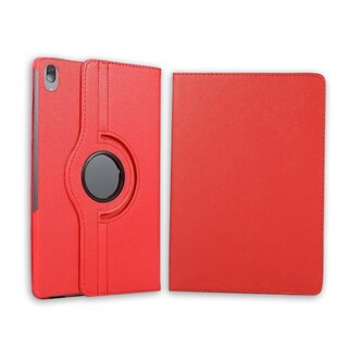 Foto 4 | Foto 4 | Funda Para Tableta Lenovo P11 Roja Giratoria 360° Cuerno Grueso - Venta Internacional.
