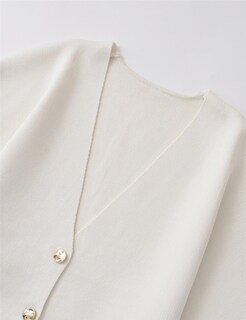 Foto 3 | Foto 3 | Cárdigan Wanzetaly De Manga Corta Extragrande Para Mujer Color Beige - Venta Internacional.