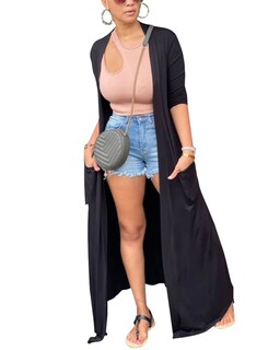 Foto 1 | Foto 1 | Chaqueta Adogirl Para Mujer Manga Larga Ligera Color Negro L - Venta Internacional.