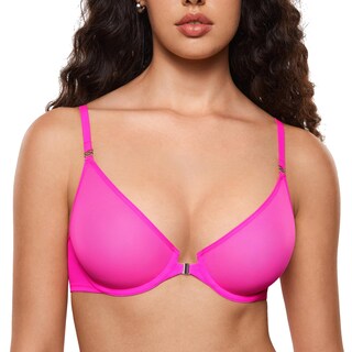 Foto 1 | Foto 1 | Sujetador Inlyric Consufy Con Cierre Frontal Transparente Demi Sexy 32b - Venta Internacional.