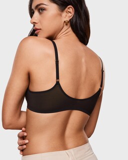 Foto 6 | Foto 6 | Sujetador Inlyric Cosnufy Con Cierre Frontal Transparente Demi Black 36d Para Mujer - Venta Internacional.