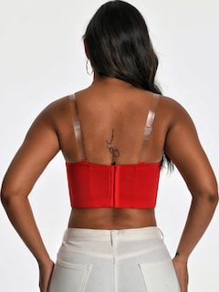 Foto 5 | Foto 5 | Sujetador Sin Tirantes Dvpol Longline Red 34d - Venta Internacional.