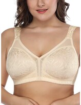 Bra Deyllo Para Mujer Cobertura Total Talla Grande 40b Beige - Venta Internacional.