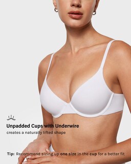 Foto 2 | Foto 2 | Sujetador Inlyric Inbarely Plus Demi Balconette Sin Forro Blanco 32c - Venta Internacional.