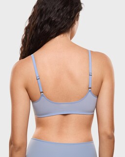 Foto 6 | Foto 6 | Sujetador Inlyric Consufy Con Cierre Frontal Transparente Demi Moonlight Blue - Venta Internacional.