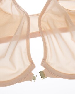 Foto 3 | Foto 3 | Sujetador Inlyric Cosnufy Con Cierre Frontal Transparente Demi Beige 34b Para Mujer - Venta Internacional.