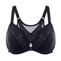 Sujetador Delimira Para Mujer Cierre Frontal Postura Cobertura Total - Venta Internacional.