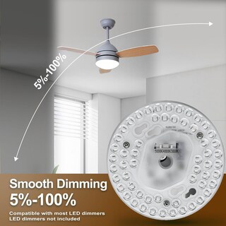 Foto 2 | Foto 2 | Panel De Repuesto Para Lámpara De Ventilador De Techo Pcb Ansen Led De 5 Pulgadas Y 18 W - Venta Internacional.