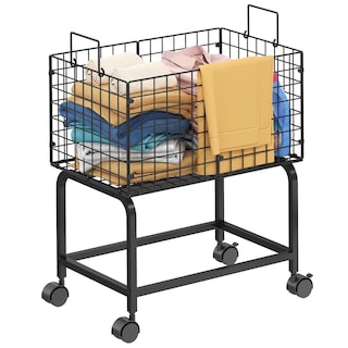 Foto 1 | Foto 1 | Carrito De Lavandería Eyteenokk Alambre Negro 60 X 40 X 71 Cm - Venta Internacional.