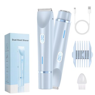 Foto 1 | Foto 1 | Maquinilla De Afeitar Eléctrica Glowshave 2 En 1 Para Mujer  Color Azul - Venta Internacional.