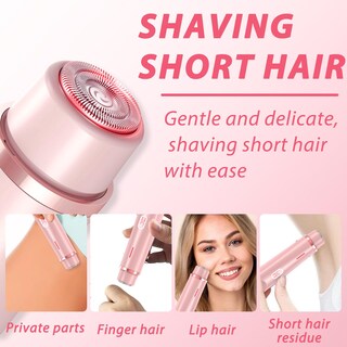 Foto 4 | Foto 4 | Maquinilla De Afeitar Eléctrica Glowshave 2 En 1 Para Mujer  Color Azul - Venta Internacional.