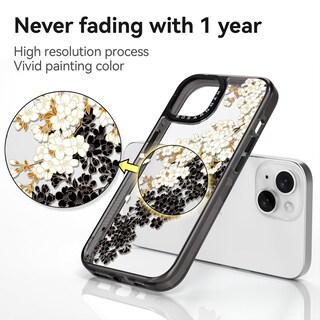 Foto 4 | Foto 4 | Funda De Teléfono Rosarnnah Compatible Con Iphone 13 De 6.1 Pulgadas Negra - Venta Internacional.