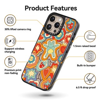 Foto 4 | Foto 4 | Funda Para Teléfono Rosarnnah Compatible Con Iphone 16 6.1 Color Negro - Venta Internacional.