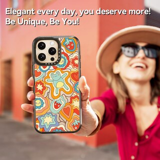 Foto 6 | Foto 6 | Funda Para Teléfono Rosarnnah Compatible Con Iphone 16 6.1 Color Negro - Venta Internacional.