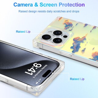 Foto 3 | Foto 3 | Funda De Teléfono Heaofei Cute Para Iphone 15 Pro Max Para Mujeres Y Niñas - Venta Internacional.