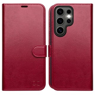 Foto 1 | Foto 1 | Funda Tipo Cartera Ocase Compatible Con El Galaxy S25 Ultra De 6.9 Pulgadas Color Rojo - Venta Internacional.