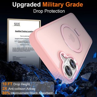 Foto 4 | Foto 4 | Funda Magnética Lufanbis Para Iphone 16 De 6.1 Pulgadas Con Soporte Anular - Venta Internacional.