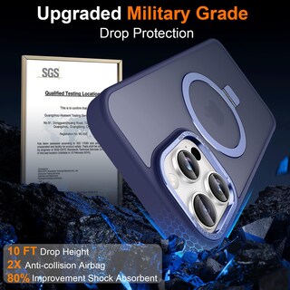 Foto 4 | Foto 4 | Funda Magnética Lufanbis Con Soporte Anular Para Iphone 15 Pro - Venta Internacional.