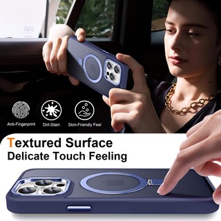 Foto 5 | Foto 5 | Funda Magnética Lufanbis Con Soporte Anular Para Iphone 15 Pro - Venta Internacional.