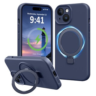 Foto 1 | Foto 1 | Funda De Teléfono Vanxiliiy Compatible Con Iphone 15 Plus Color Azul Oscuro - Venta Internacional.