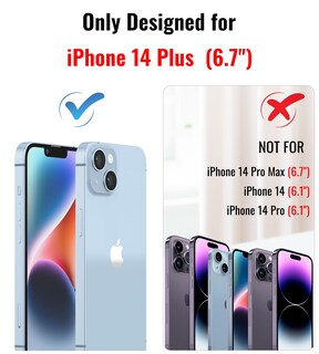 Foto 6 | Foto 6 | Funda De Teléfono Vanxiliiy Compatible Con Iphone 14 Plus De 6.7 Pulgadas - Venta Internacional.